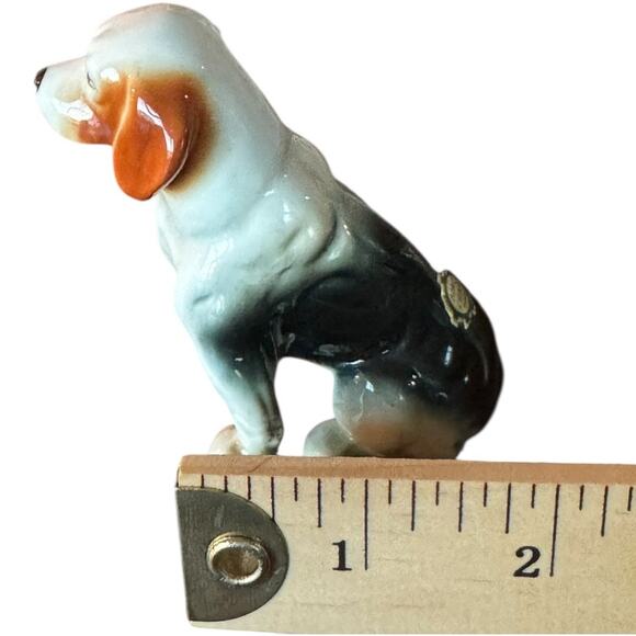 Vintage Bone China Beagle Dog Figurine – Japan – Hand Painted 3” Tall - Picture 8 of 9